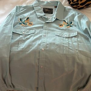 Howler Brothers Men's Gaucho Snapshirt size XL